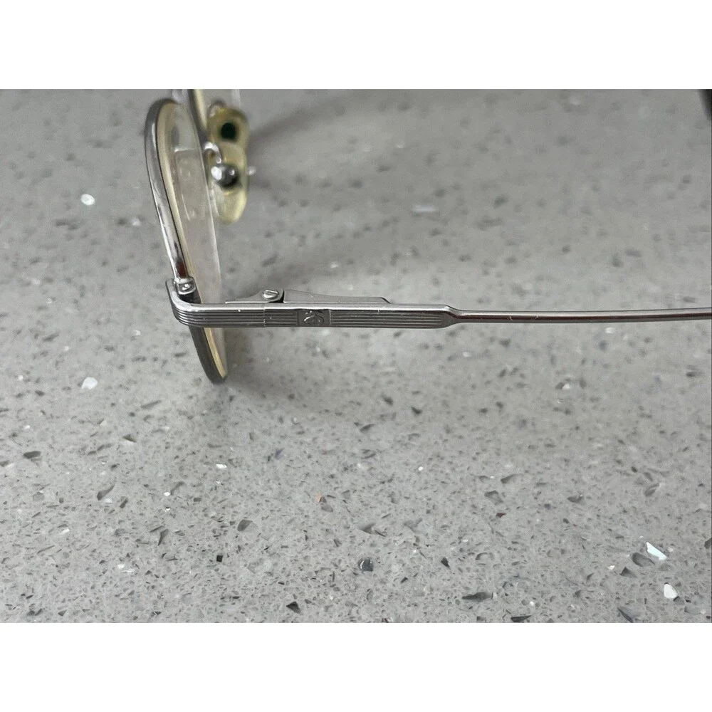 Brooks Brothers BB 189 1081 Silver Eyeglasses Frames ONLY 50-19 135 Italy Unisex